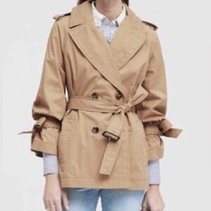 Banana Republic Tie Sleeve Trench Coat